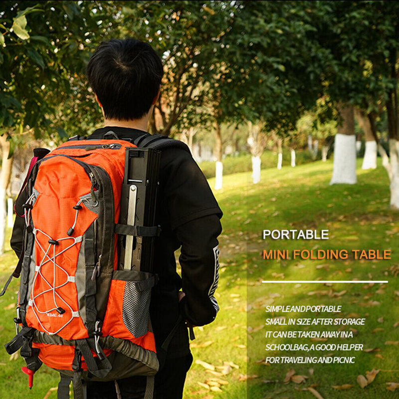 Outdoor Picnic Mini Folding Table Home Bed Computer Aluminum Collapsible Desk