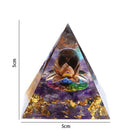 Crystal Pyramid Energy Collection Meditation Orgone Chakra Amethyst Crafts