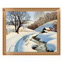 5D DIY Four Season Scenery Full Drill Diamond Painting Embroidery Craft(D)