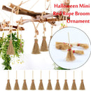 10pcs 3.71in Broom Witches broomstick decorated for Halloween Theater Etc`