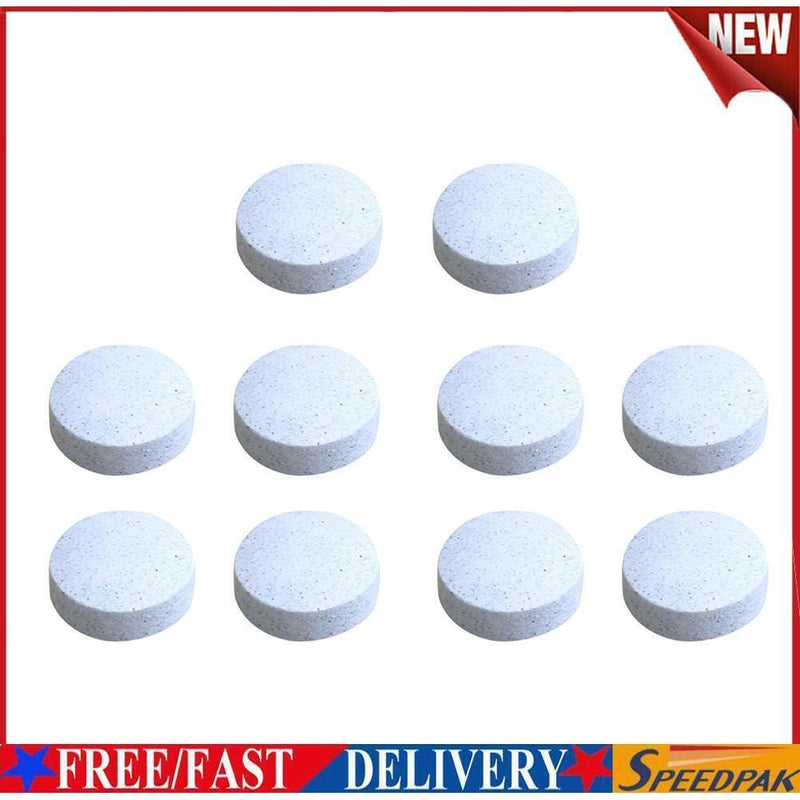 10pcs Car Windshield Glass Cleaner Compact Effervescent Spray Detergent