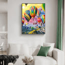 Frameless Oil Paint By Numbers Hot-air Balloon DIY Canvas Picture Craft Kit