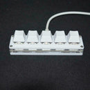 5-key Computer Desktop Keyboard LED Light Backlit Custom Shortcut Keys P1O9