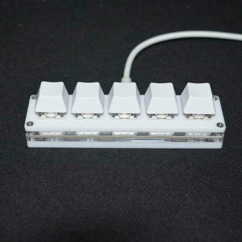5-key Computer Desktop Keyboard LED Light Backlit Custom Shortcut Keys P1O9