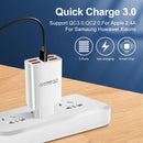 Universal 2A 5USB Smartphone Charge Adapter Mobile Phone Charger Head Accessory