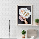 40x50cm Oil Paint By Numbers Flower Girl Frameless Picture Home Room Decoration