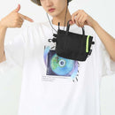 #A Mini Backpack Oxford Cloth Fashion Men Women Chest Sling Pendant Crossbody Ba