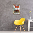 Wall Mounted Tractor Metal Signs Retro Pub Bar Door Hanging Rectangle Iron Sheet