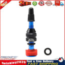 MUQZI Alloy Tubeless Road Bicycle Presta Valve Stem with Cap (40mm Blue) Newly