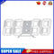 LED Digital Alarm Clock Snooze Desk Clock Date Temperature Function (White)