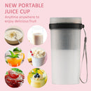Portable Blender Wireless Juicer USB Small Lemon Orange Fruit Cup (Grey) Newly