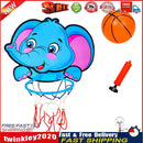 Baby Kids Basketball Hoops Set Indoor Basketball Backboard Toys (Elephant) Newly