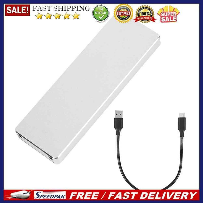 6Gbps Enclosure M.2 NGFF SATA Mobile Hard Disk Case for 2230/2242/2260/2280 SSD