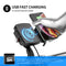 Waterproof Mobile Phone Holder Stand 15W Motorcycle Handlebar QC3.0 USB Charger