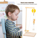 Teaching Aid Kids Toys Crane Building Block Assemble Toys Technology Production