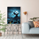 DIY Paint By Number Kit Blue Terror Abstract Acrylic Paint Decor Art Craft Gift