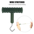 T Shape Stainless Steel Plastic Knot Puller Rig Making Tackle (Army Green) Newly