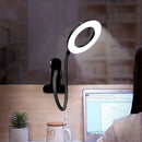 Clip On Desk Lamp LED Flexible Arm USB Dimmable Study Reading Table Night Light