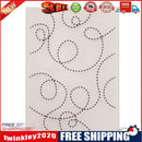 Curve Lines Template Plastic Embossing Folder for DIY Scrapbook Photo Album