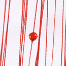 Decorative String Curtain Beads Wall Panel Fringe Room Door Window Red