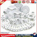 33pcs Sugarcraft Cake Decorating Fondant Plunger Cutters Tools Mold Newly