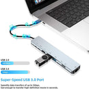 Converter Dock Station 87W PD 4K HDMI Adapter Type C To USB-C Hub USB 3.0 Port
