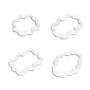 4pcs/lots of cake decorating plastic molds pastry cookie cookie cutter cake