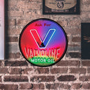 Metal Signs V Motor Oil Iron Painting Metal Wall Art Plate Posters Decoration