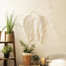 Living Room Hand-woven Tapestry Wall Hanging Wall Art Angel Wings Tapestry