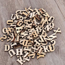 Patchwork Wood Sign Cutting Discs Tile Alphabet Unfinished Wooden Letters