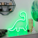 Dinosaur LED Neon Light Colorful Neon Sign Hanging Decoration Lamp (Green) Newly