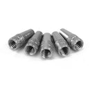 5pcs Bicycle Presta High Aluminium Pressure Valve Caps Dust Covers (Ti)