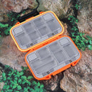 Outdoor 12 Grid Waterproof Lure Hook Bait Fishing Tackle Storage Box Case