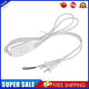 5pcs 5.9ft Power Cord with On/Off Switch(Chinese Plug/White)