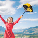 Hand Throw Soldier Parachute Outdoor Game Kids Educational Toys (Yellow) Newly