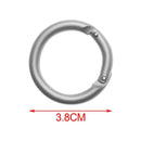 Spring O-Ring Buckles Bag Belt Buckle Carabiner Purses Handbags Snap Clasp Clip