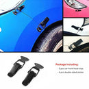 1Pair Car Bumper Trunk Fender Hatch Lids Quick Release Kit black Fastener C1N4
