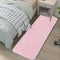 5pcs Fluffy Rugs Anti Slip Doormat Carpet Floor Mat(Pink)