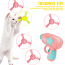 Cats Interactive Toys Flying Saucer Luminous Dragonfly Play Disc (Pink) Newly