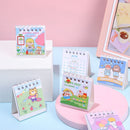 Scheduler Portable Yearly Agenda Mini Cute Desk Calendar Desktop Ornaments