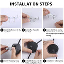 LED Flexible Gooseneck Spotlight 360 Degree Rotation Bedside Lamp (Black) Newly