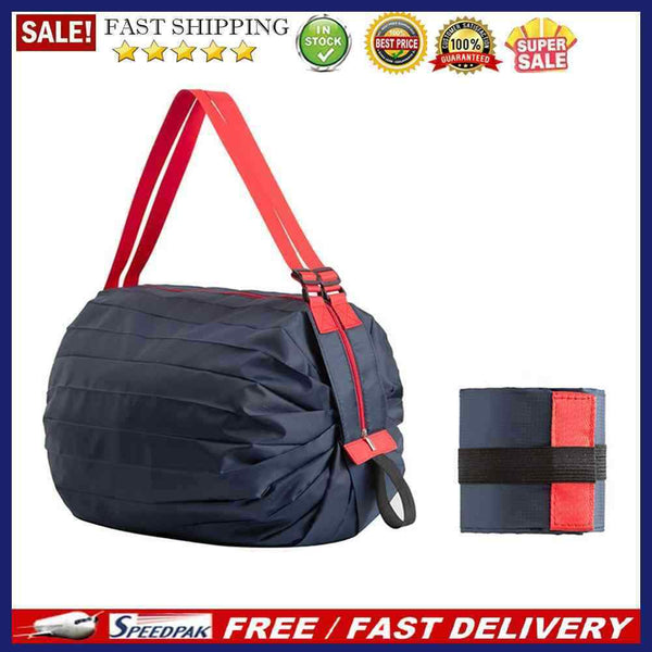 Waterproof Folding Eco-Friendly Shopping Travel Portable Grocery Bag (A)