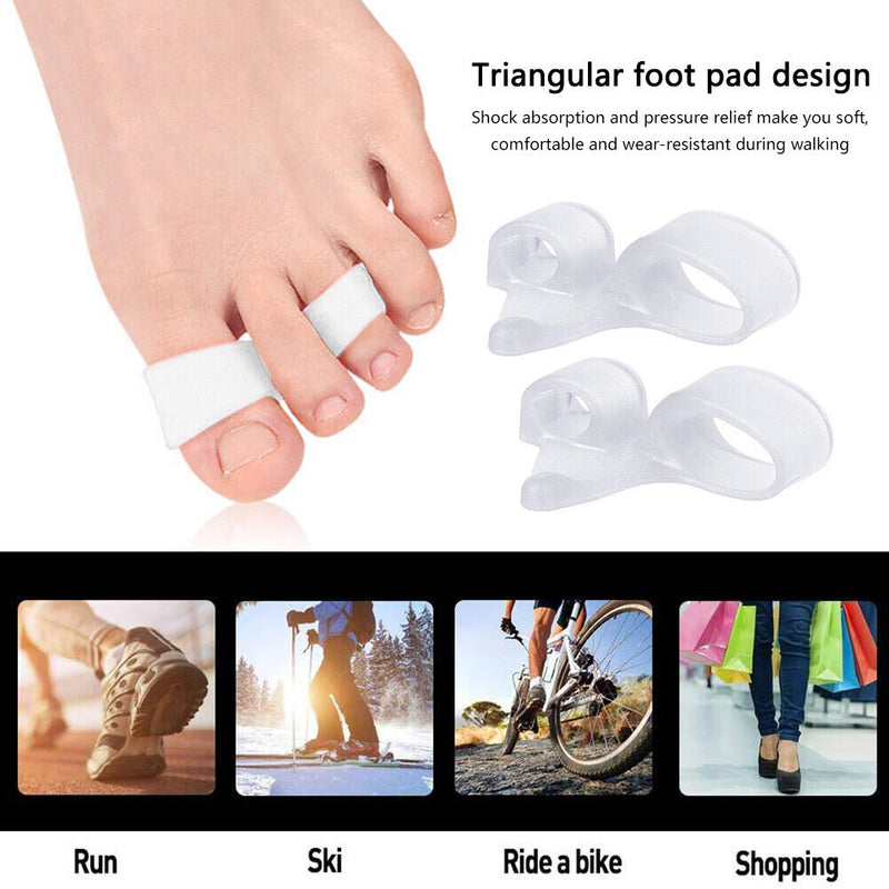 Toe Corrector Pain Relief Hallux Valgus Toes Splitter Separator Foot Care Too