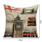 Non-fading Big Ben Printed Pillowcases Square Cleanable Sofa Car Cushion Covers
