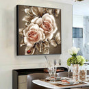 5D Full Round Drill Diamond Painting Butterfly Flower Mosaic Kit Picture Artw