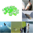 30x Soft PVC Corn Smell Float Carp Fishing Lures Artificial Bait (Green) Newly