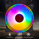 COOLMOON 12cm Quiet Cooling Fan PC Case Large 4 Pin LED Heatsink for Desktop