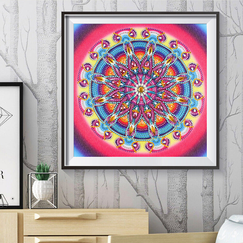 Mandala Part Special Shaped Diamond Painting Rhinestone Artwork Home Wall Decor