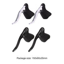 1 Pair Lightweight Brake Lever Handlebar Road Bicycle Brake Handle (Black) Newly