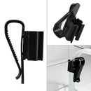 Aquarium Filtration Water Pipe Bucket Clip Tube Flow Control Clamp (Black) Newly